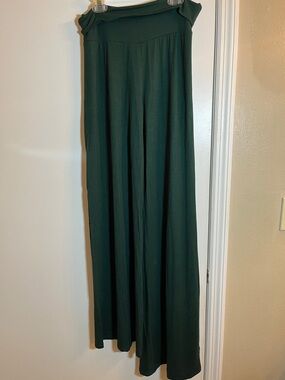 Amelia James Palazzo Pants in Dark Green